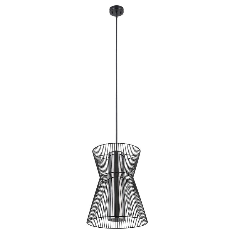 Eglo USA 205841A One Light Pendant, Black