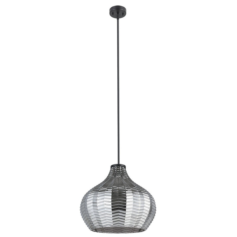 Eglo USA 205842A One Light Pendant, Black