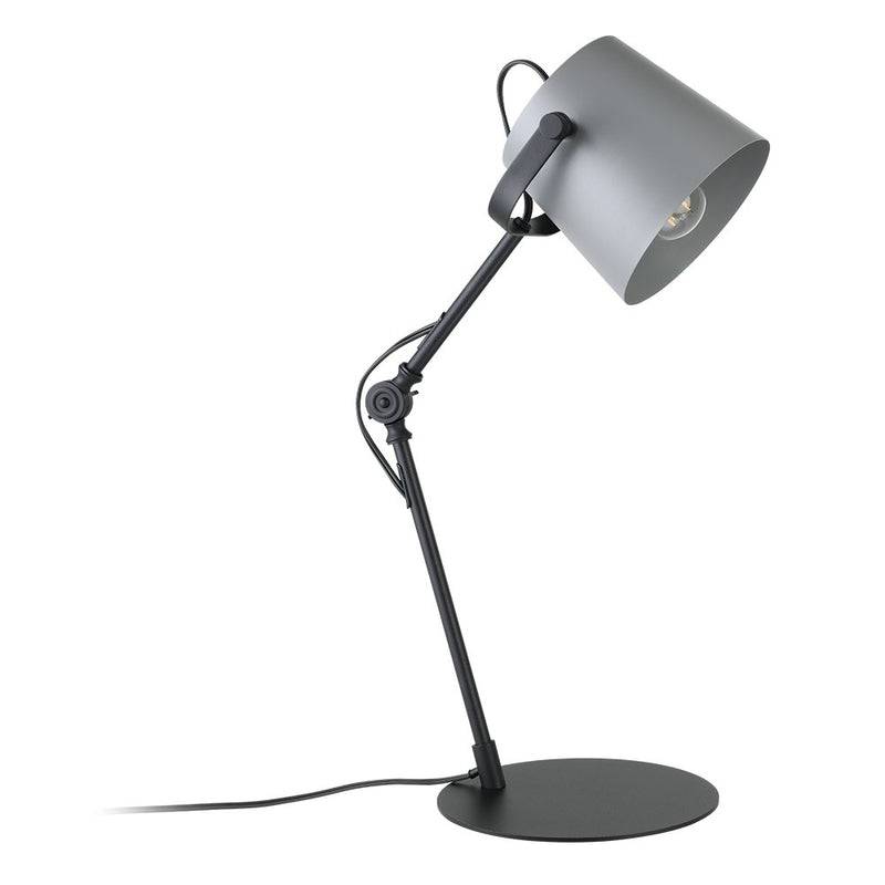 Eglo USA 205888A One Light Table Lamp, Black, Grey