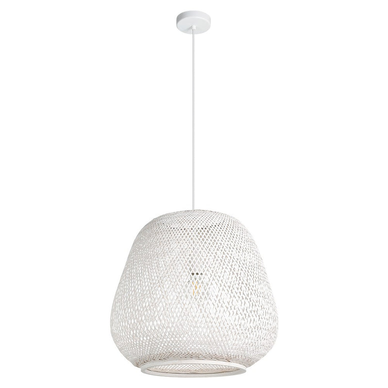 Eglo USA 206016A One Light Pendant, White