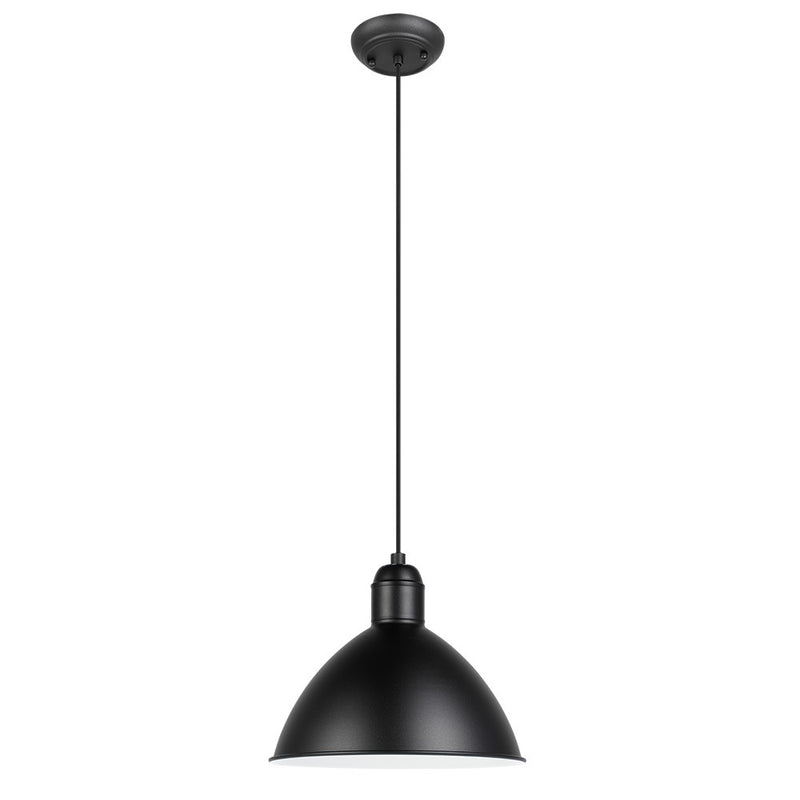 Eglo USA 206059A One Light Pendant, Black