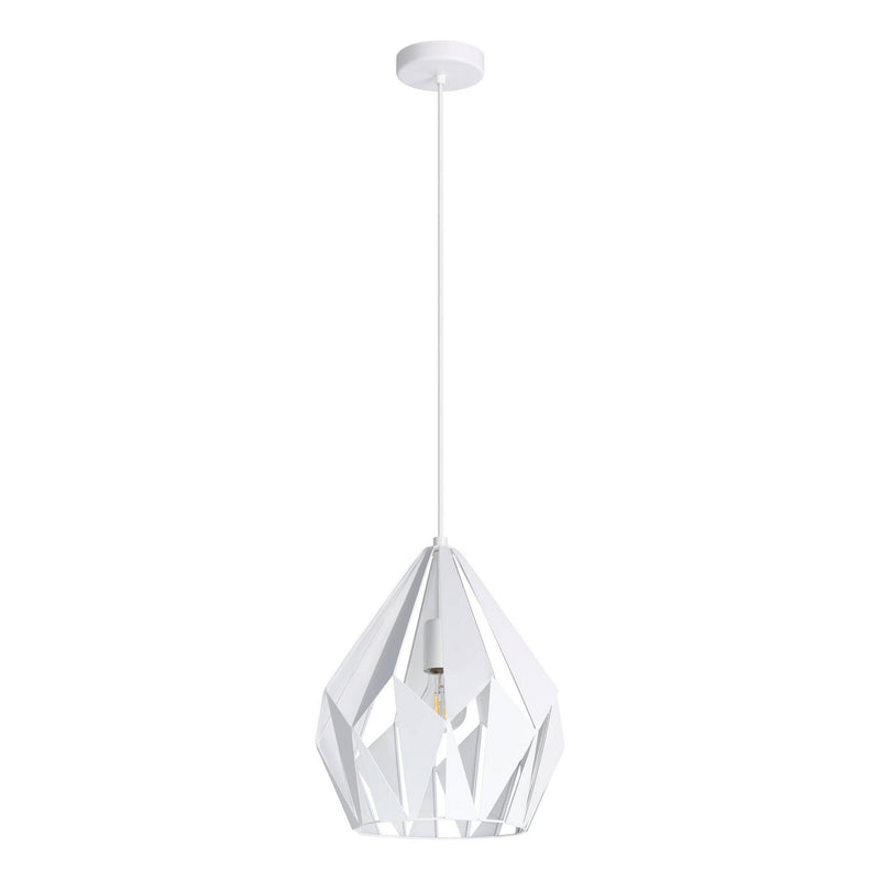 Eglo USA 206089A One Light Pendant, White