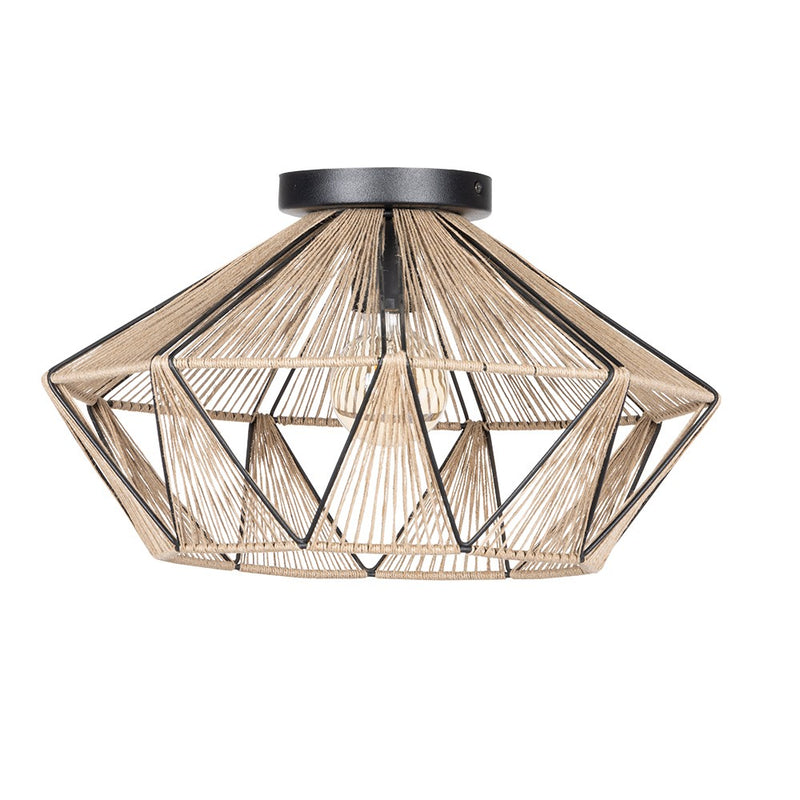 Eglo USA 206108A One Light Pendant, Black