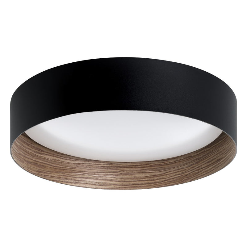 Eglo USA 206239A LED Ceiling Mount, Black, Sandlewood