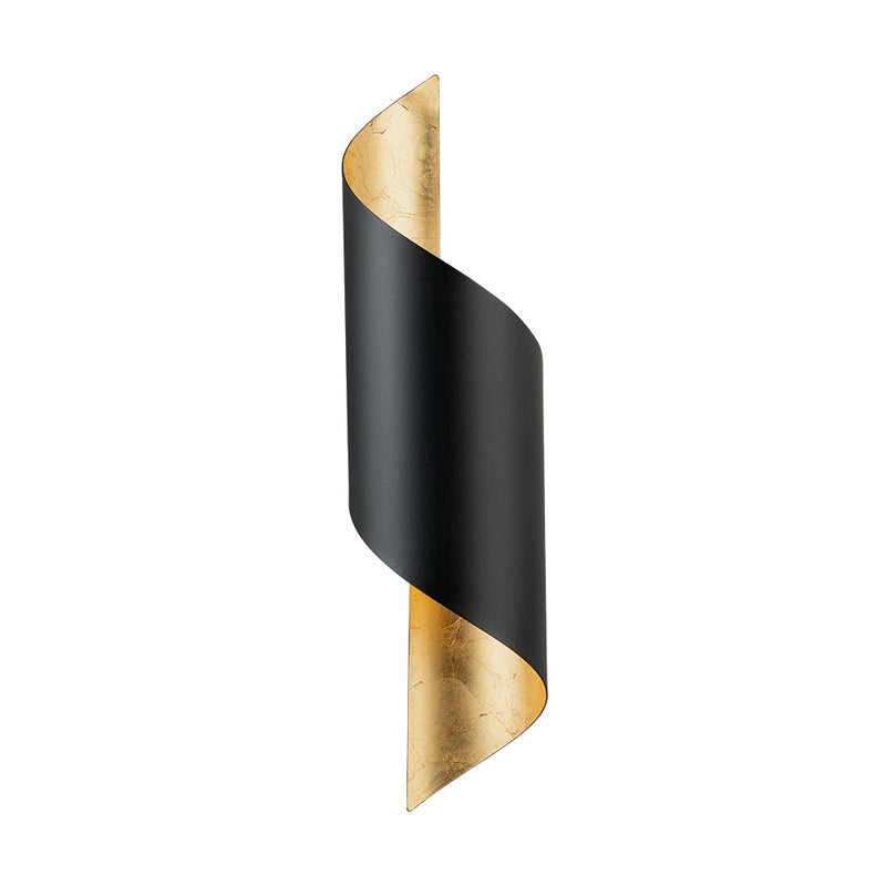 Eglo USA 39654A One Light Wall Sconce, Black & Gold