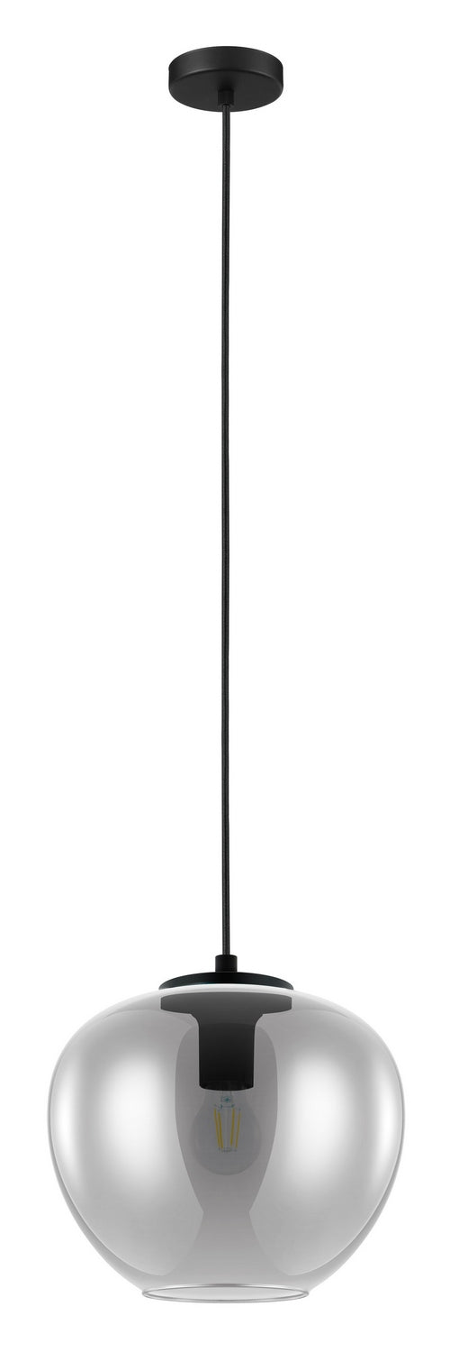 Eglo USA 39657A One Light Pendant, Black