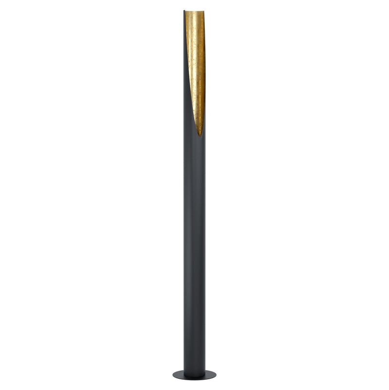 Eglo USA 39759A LED Floor Lamp, Black/Gold Leaf