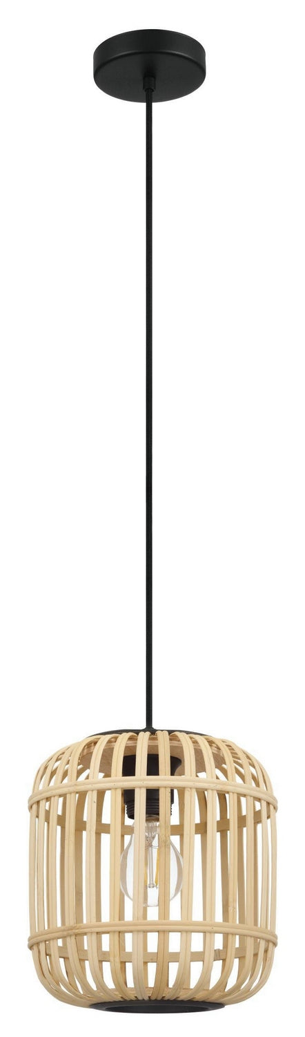 Eglo USA 43231A One Light Pendant, Black
