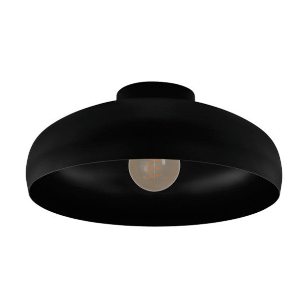 Eglo USA 43637A One Light Ceiling Mount, Black