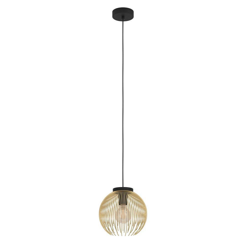 Eglo USA 900166A One Light Pendant, Black