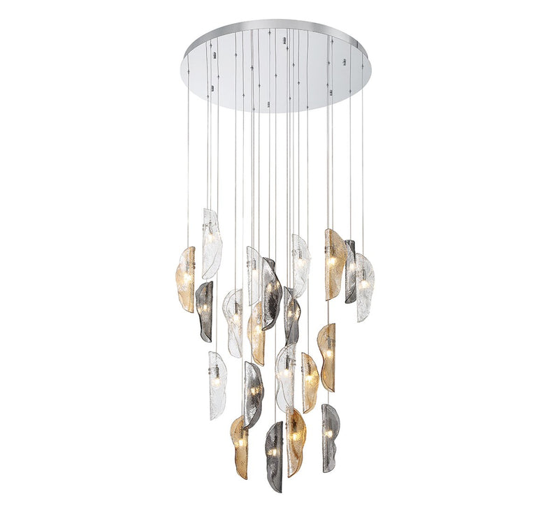 Lib & Co. 10167-023-01 LED Chandelier, Chrome