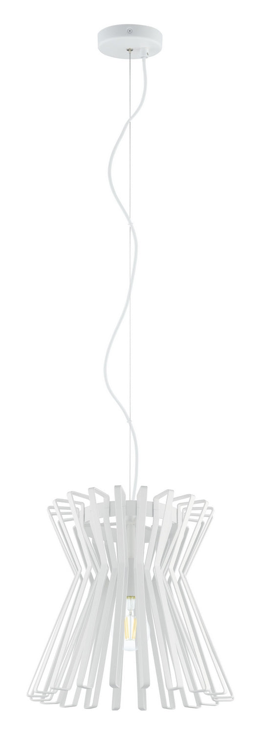 Eglo USA 97949A One Light Pendant, White