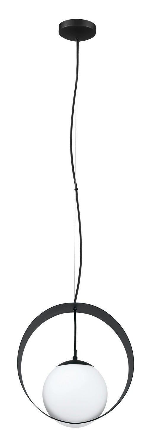 Eglo USA 98192A One Light Pendant, Black