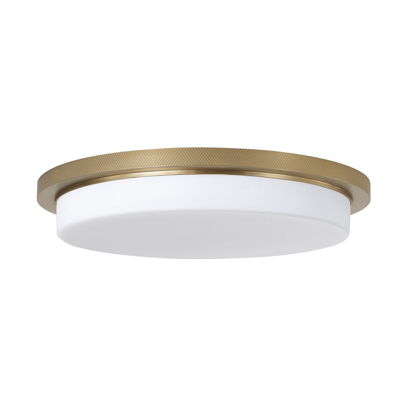 Capital Lighting 261311AD LED Flush Mount, Aged Brass