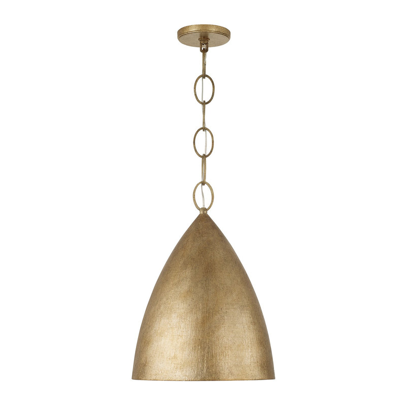 Capital Lighting 358511FT LED Pendant, Feathered Gold