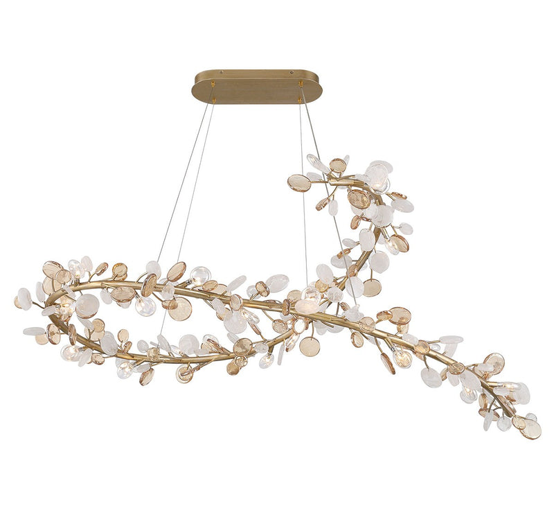Lib & Co. 12223-057 LED Chandelier, Antique gold