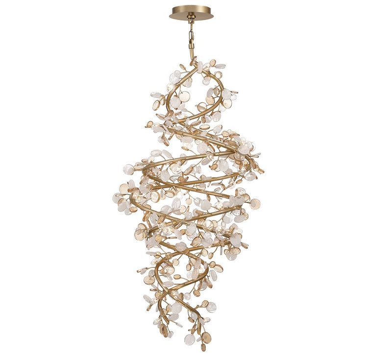 Lib & Co. 12224-057 LED Chandelier, Antique gold