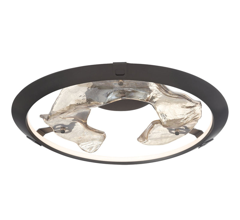 Lib & Co. 12313-040 LED Ceiling Mount, Painted brushed grey