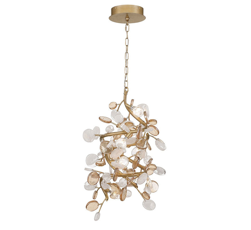 Lib & Co. 12325-057 LED Pendant, Antique gold