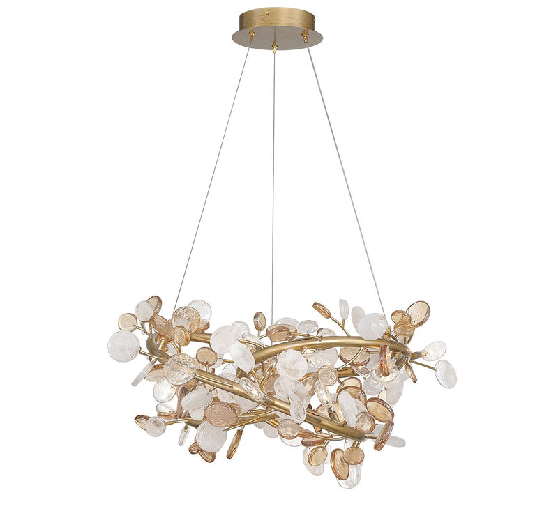 Lib & Co. 12326-057 LED Chandelier, Antique gold