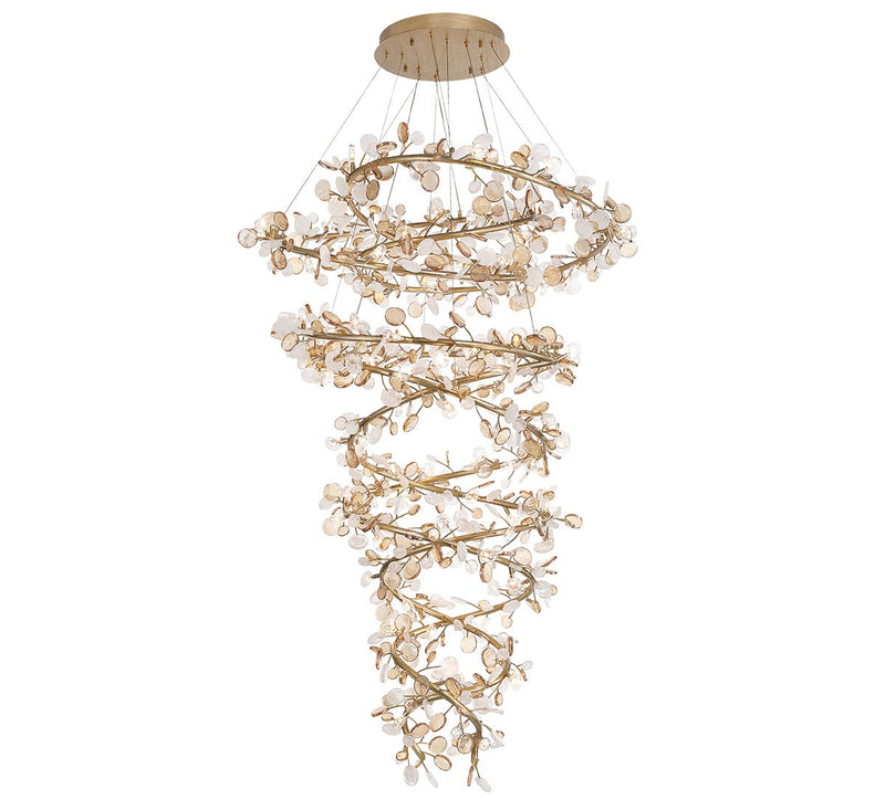 Lib & Co. 12328-057 LED Chandelier, Antique gold