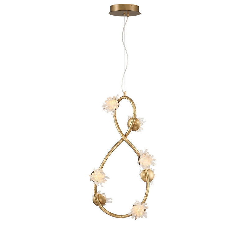 Lib & Co. 12332-061 LED Chandelier, Antique bronze