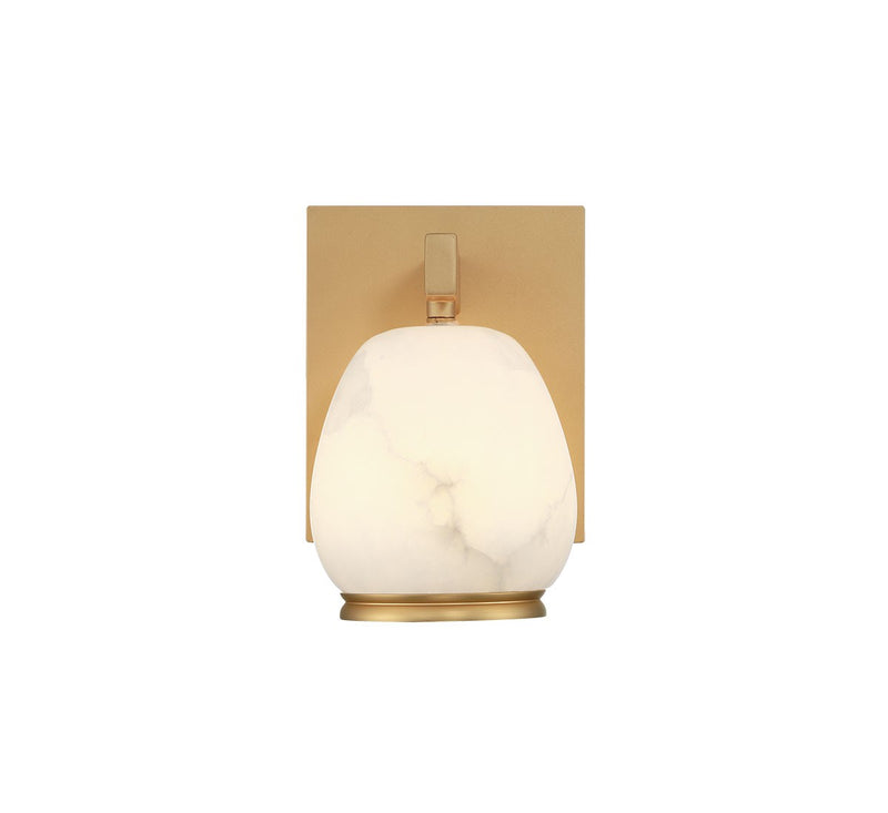 Lib & Co. 12349-030 LED Wall Mount, Painted antique brass