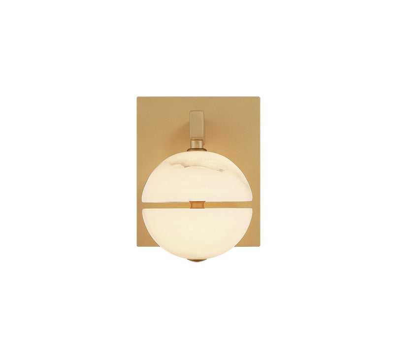 Lib & Co. 12350-030 LED Wall Mount, Painted antique brass