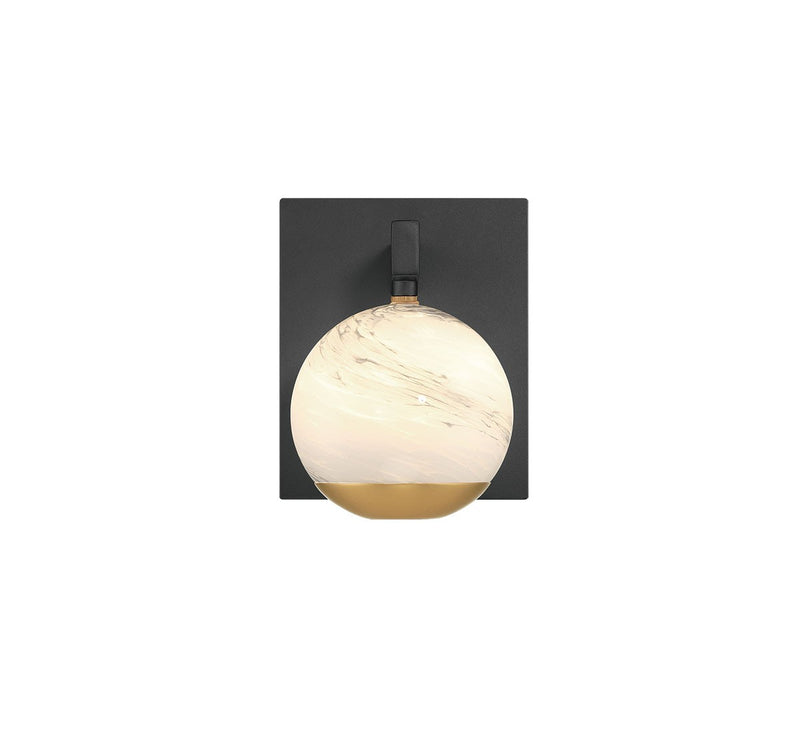 Lib & Co. 12353-02 LED Wall Mount, Black