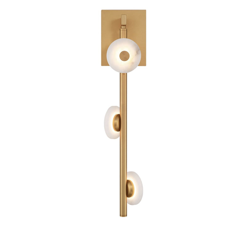 Lib & Co. 12357-030 LED Wall Mount, Painted antique brass
