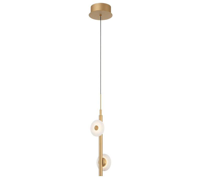 Lib & Co. 12358-030 LED Pendant, Painted antique brass