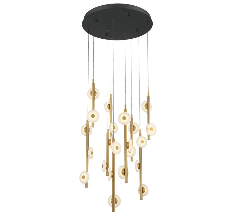 Lib & Co. 12361-02 LED Chandelier, Black