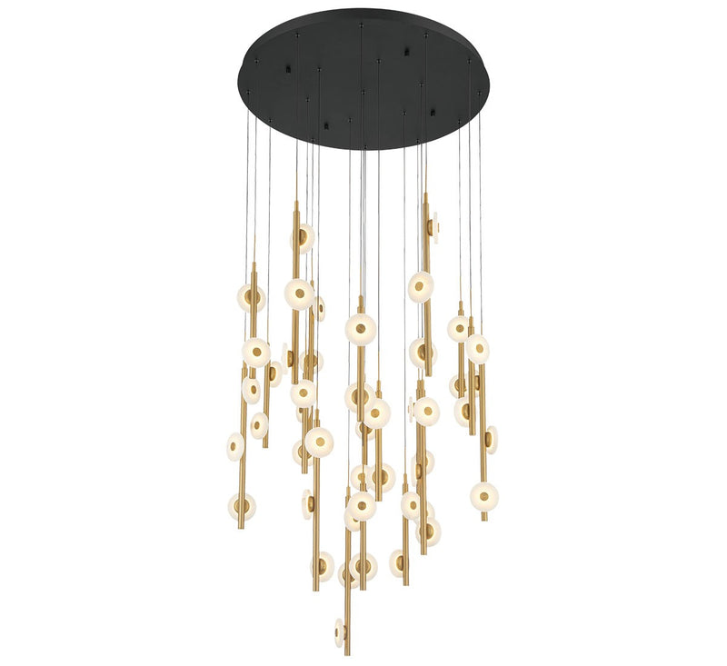 Lib & Co. 12362-02 LED Chandelier, Black