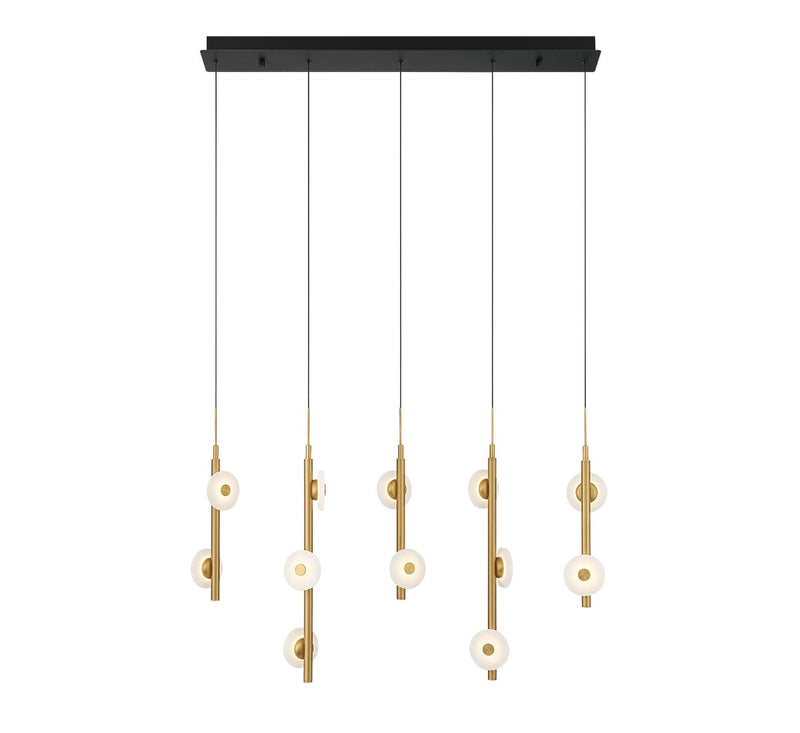 Lib & Co. 12364-02 LED Chandelier, Black