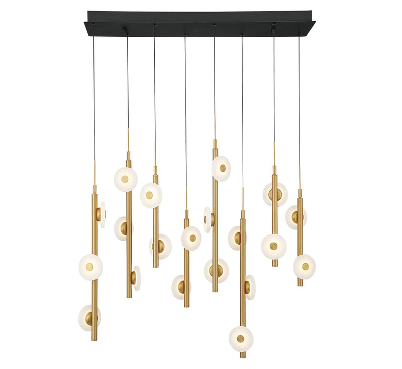 Lib & Co. 12365-02 LED Chandelier, Black