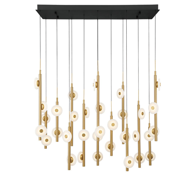 Lib & Co. 12366-02 LED Chandelier, Black