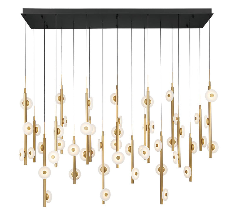 Lib & Co. 12367-02 LED Chandelier, Black