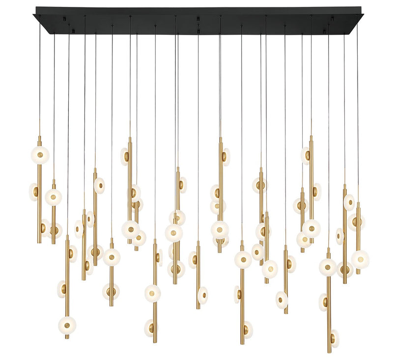Lib & Co. 12368-02 LED Chandelier, Black