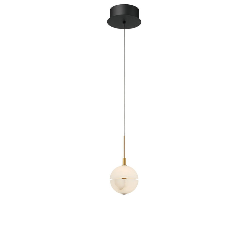 Lib & Co. 12369-02 LED Pendant, Black