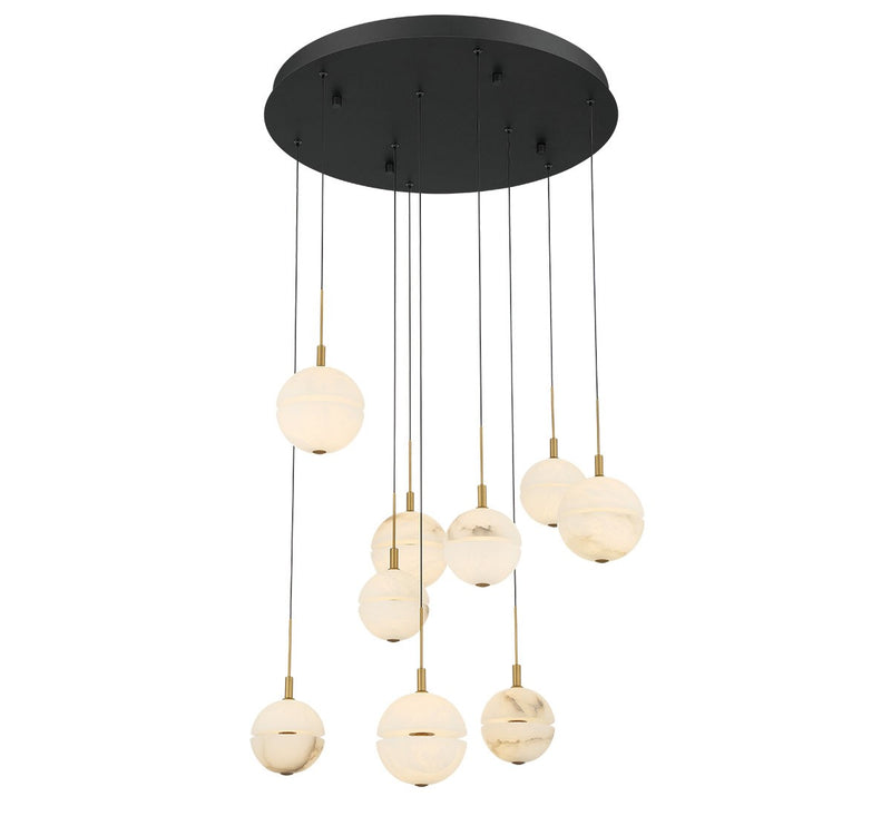 Lib & Co. 12372-02 LED Chandelier, Black