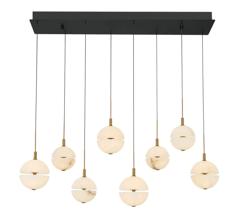 Lib & Co. 12376-02 LED Chandelier, Black