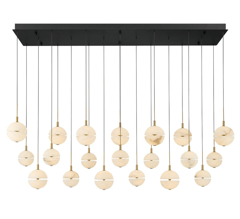 Lib & Co. 12378-02 LED Chandelier, Black