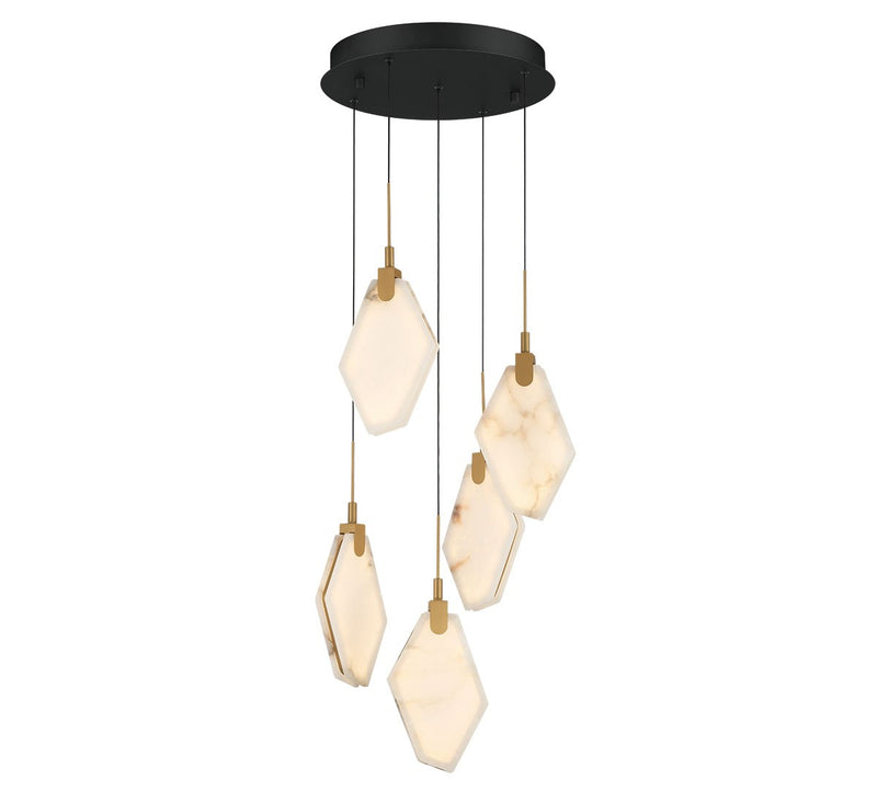Lib & Co. 12382-02 LED Chandelier, Black