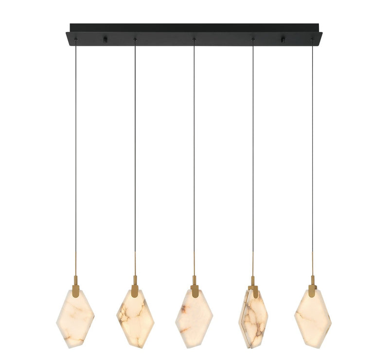 Lib & Co. 12386-02 LED Chandelier, Black