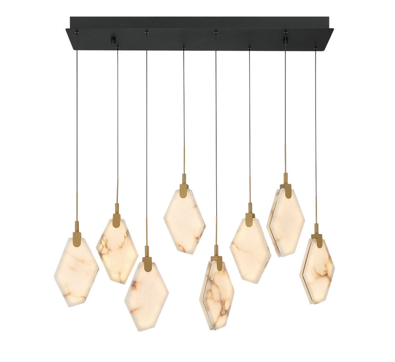 Lib & Co. 12387-02 LED Chandelier, Black