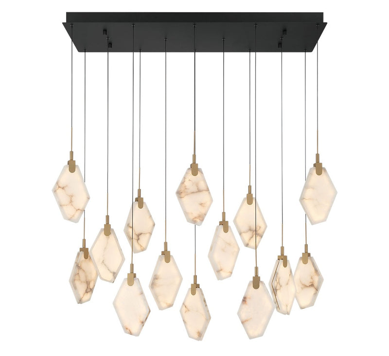 Lib & Co. 12388-02 LED Chandelier, Black