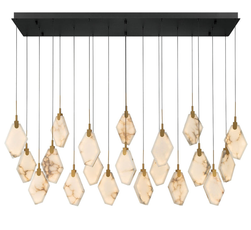 Lib & Co. 12389-02 LED Chandelier, Black