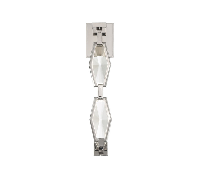 Lib & Co. 12391-058 LED Wall Mount, Polished nickel