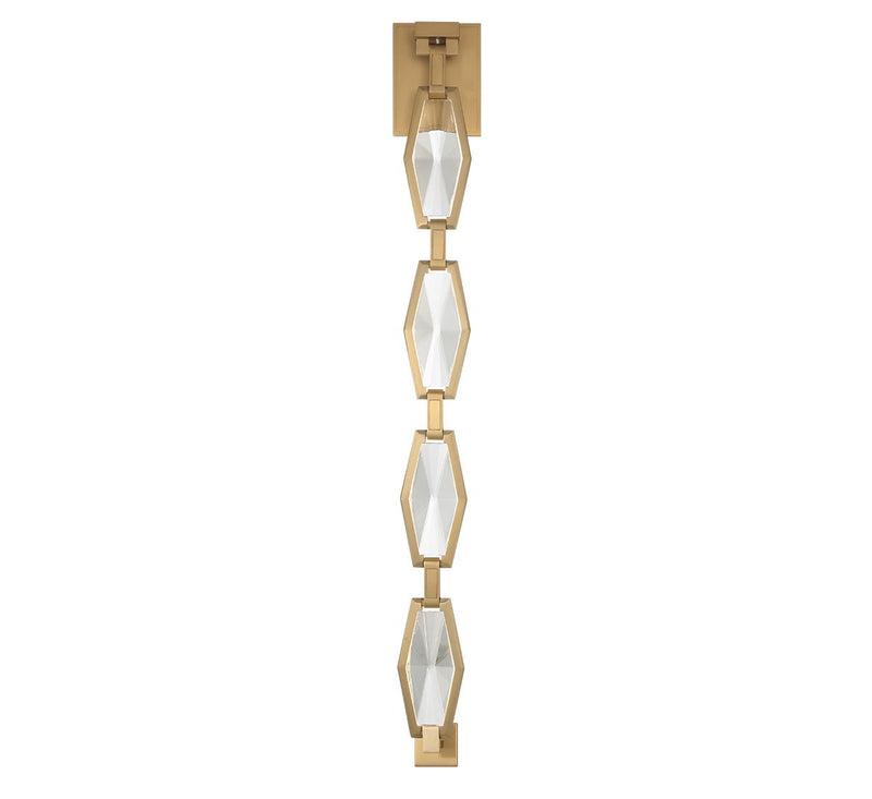 Lib & Co. 12392-022 LED Wall Mount, Aged brass
