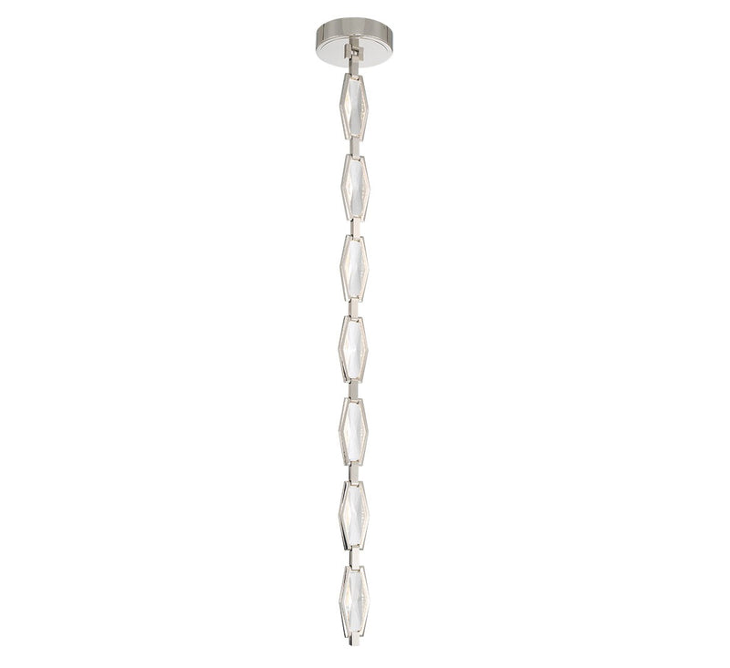 Lib & Co. 12393-058 LED Chandelier, Polished nickel